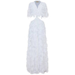 VESTIDO CELINA RENDA OFF-WHITE