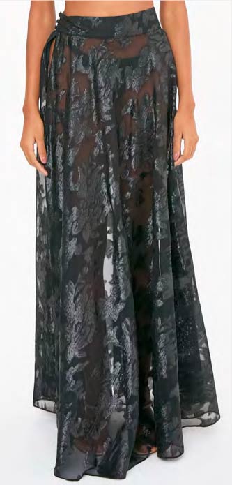 SAIA NAOMI BLACK FLOWER
