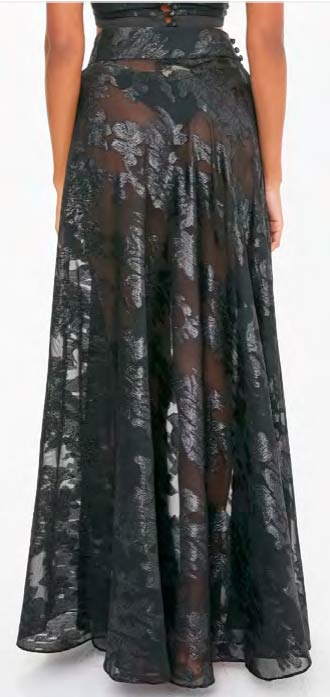 SAIA NAOMI BLACK FLOWER