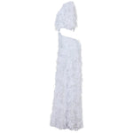 VESTIDO CELINA RENDA OFF-WHITE
