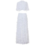 VESTIDO CELINA RENDA OFF-WHITE