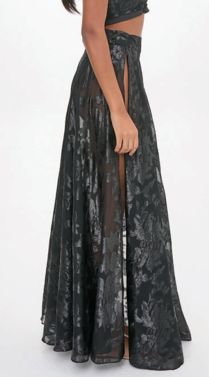 SAIA NAOMI BLACK FLOWER